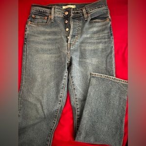 Wedgie straight Levi jeans